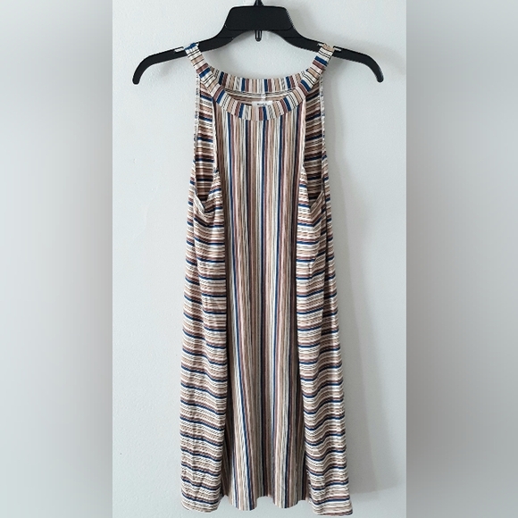 Retro RVCA Striped Sleeveless Dress - Picture 3 of 8